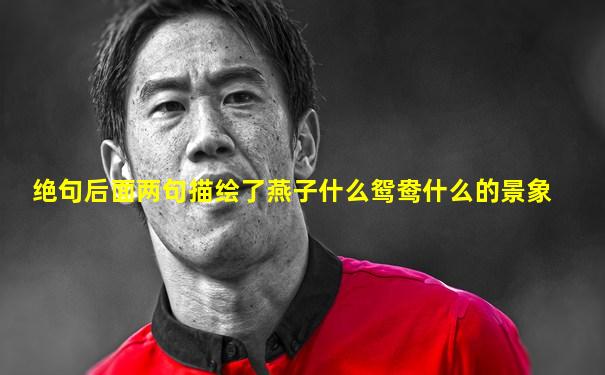 绝句后面两句描绘了燕子什么鸳鸯什么的景象